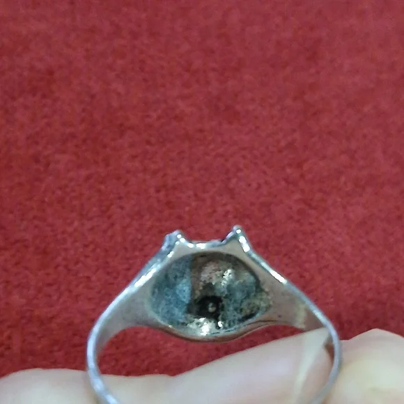 🐺Bold Sterling Silver Wolf Head Ring Size 12 Fierce Unisex Statement Piece🐺